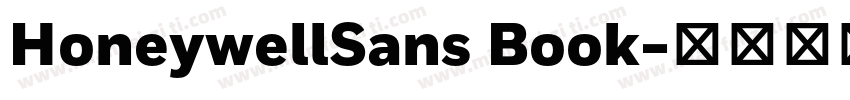 HoneywellSans Book字体转换
